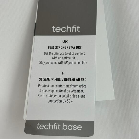 Adidas Performance Techfit Compression Base Layer Top White Size 2XL - Picture 7 of 14